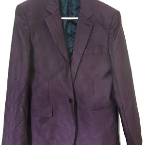 Purple Men Suit Large Size